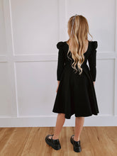 Load image into Gallery viewer, L/S AMALIE DRESS - BLACK