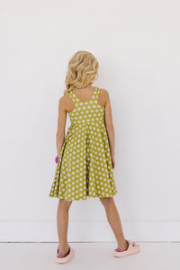 TILLIE DRESS - RETRO DAISY