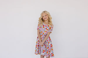 MATTIE DRESS - PINK POPPY