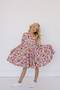 MATTIE DRESS - PINK POPPY