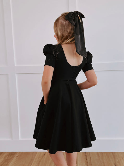 AMALIE DRESS - BLACK