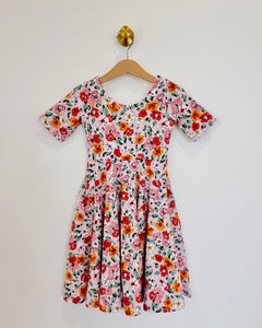 MATTIE DRESS - PINK POPPY