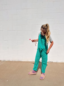 HARLIE LONG JUMPER - TEAL