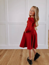 Load image into Gallery viewer, L/S AMALIE DRESS - RED