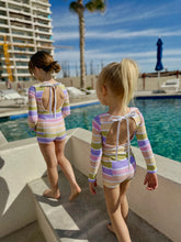 Load image into Gallery viewer, KIKIE RASHGUARD - VINTAGE RAINBOW