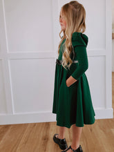 Load image into Gallery viewer, L/S AMALIE DRESS - HUNTER