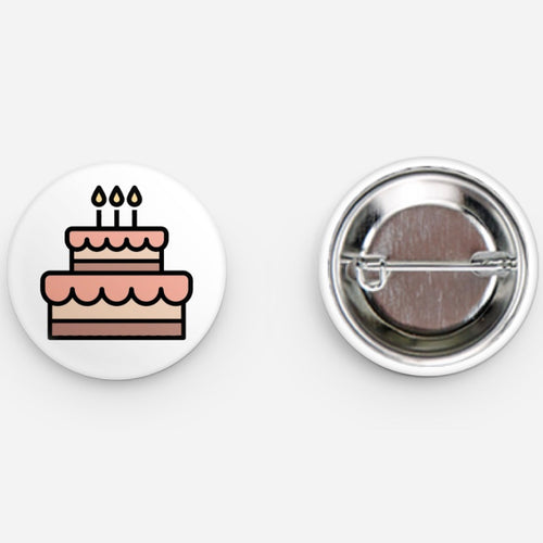 BIRTHDAY CAKE - BUTTON