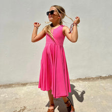 Load image into Gallery viewer, TILLIE DRESS - HOT PINK