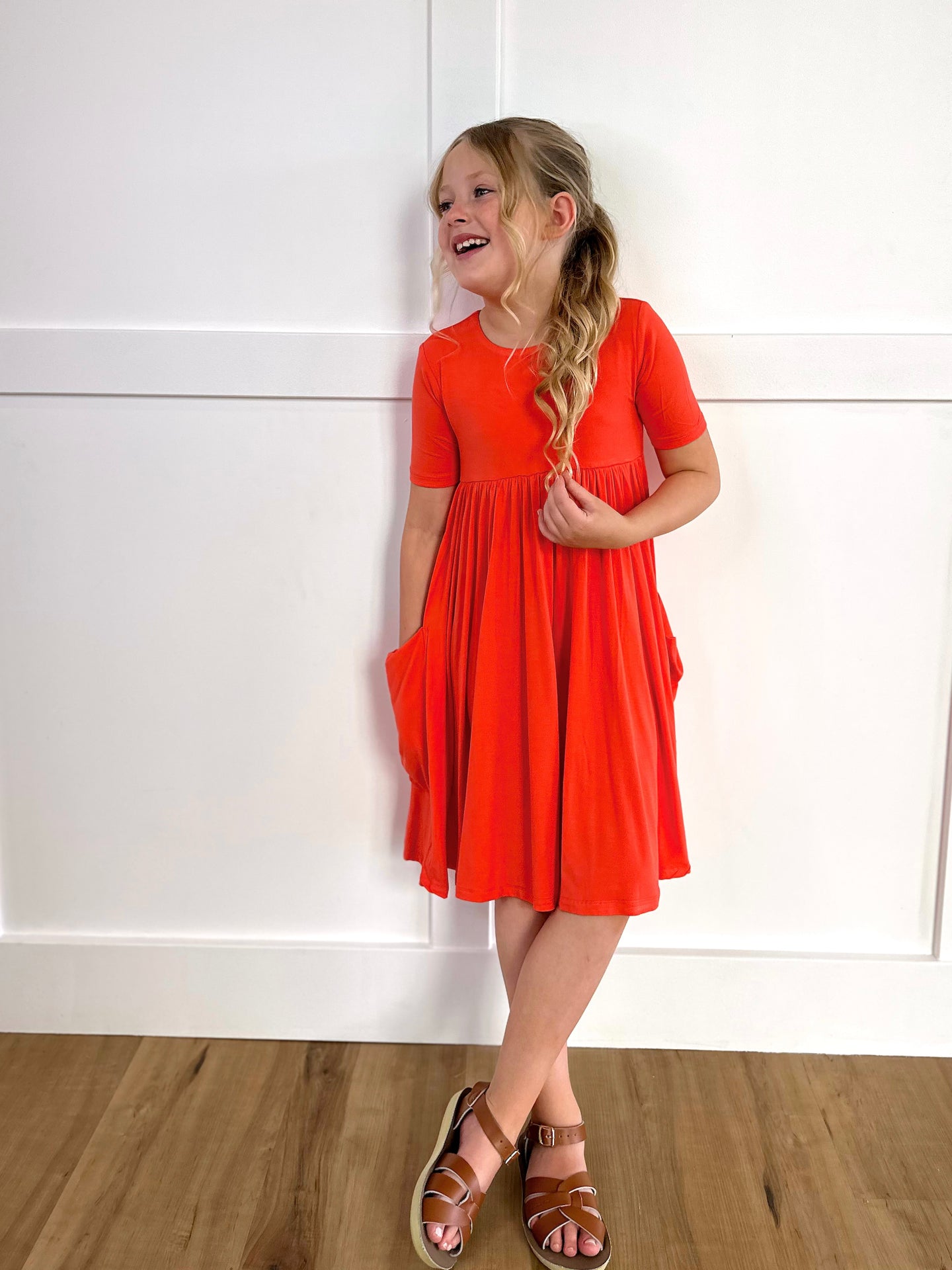 DAY DRESS - CORAL