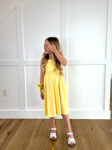 CALLIE DRESS - DAFFODIL