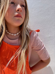 HARLIE SHORT JUMPER - PAPAYA